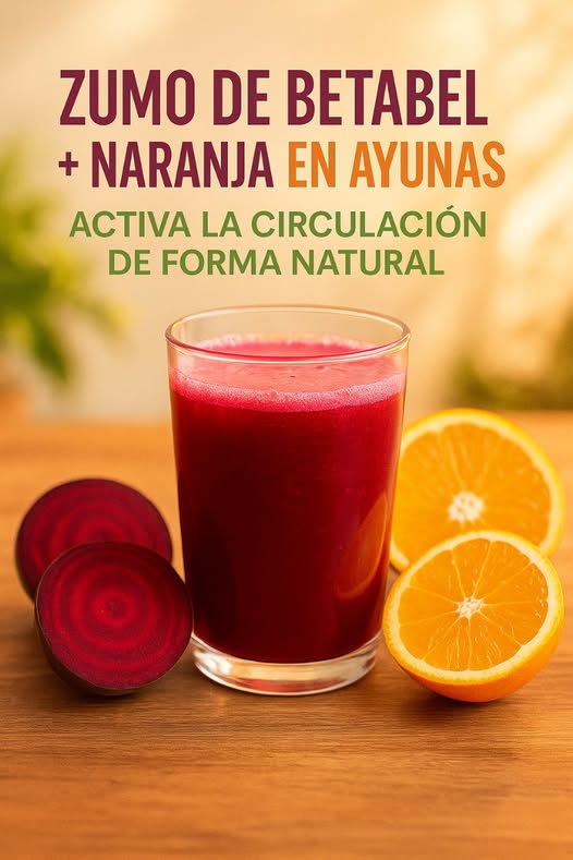 Zumo de Betabel y Naranja