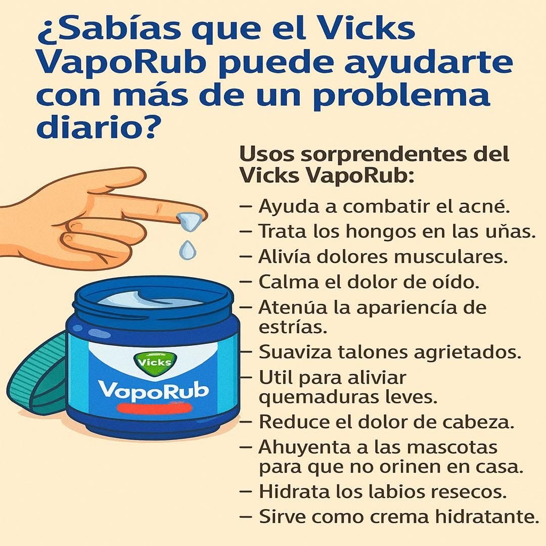 Usos del Vicks VapoRub