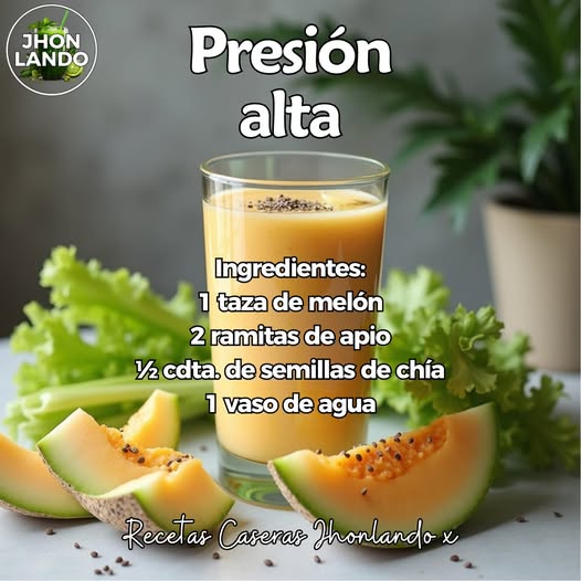Licuado de melón con apio