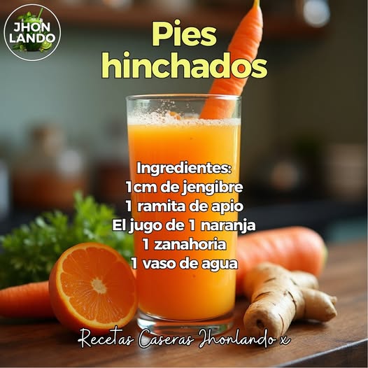 Licuado de Zanahoria con Jengibre y Naranja