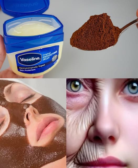 Mascarilla facial con café y vaselina