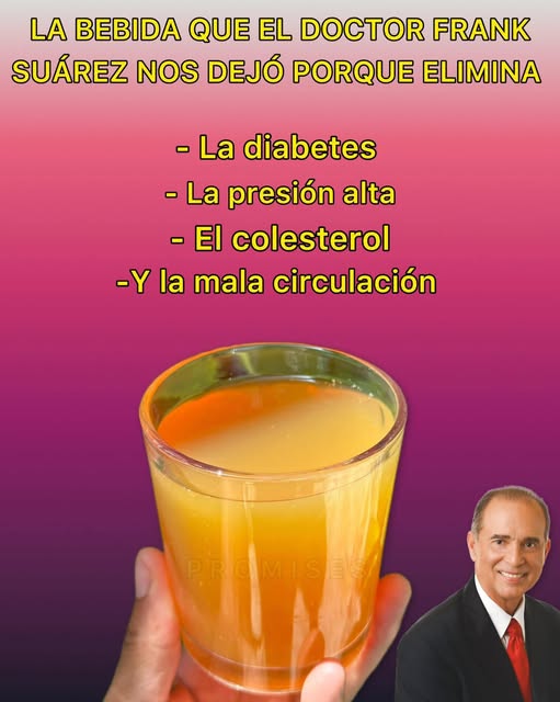 Bebida natural del Dr. Frank Suárez