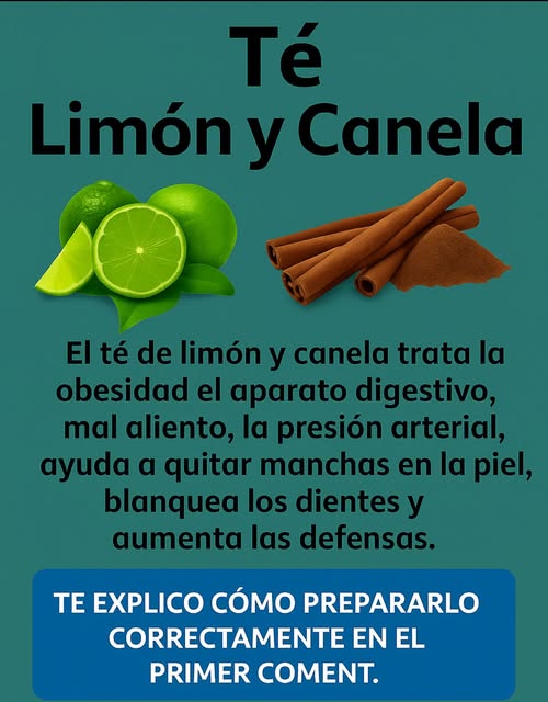 Té de Limón y Canela