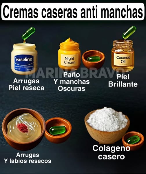 Preparaciones de cremas caseras para el cuidado de la piel