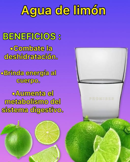 Agua de Limón y Beneficios