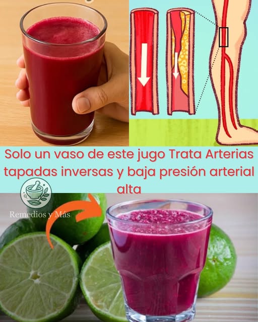 Jugo Natural para la Salud Arterial