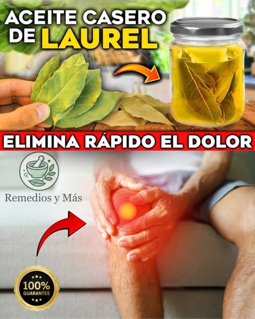 Aceite casero de laurel