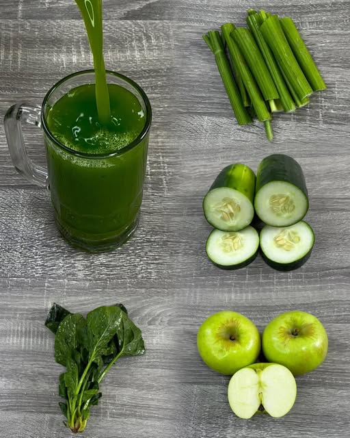 Jugo verde saludable
