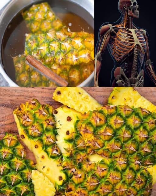 Infusión de cáscaras de piña