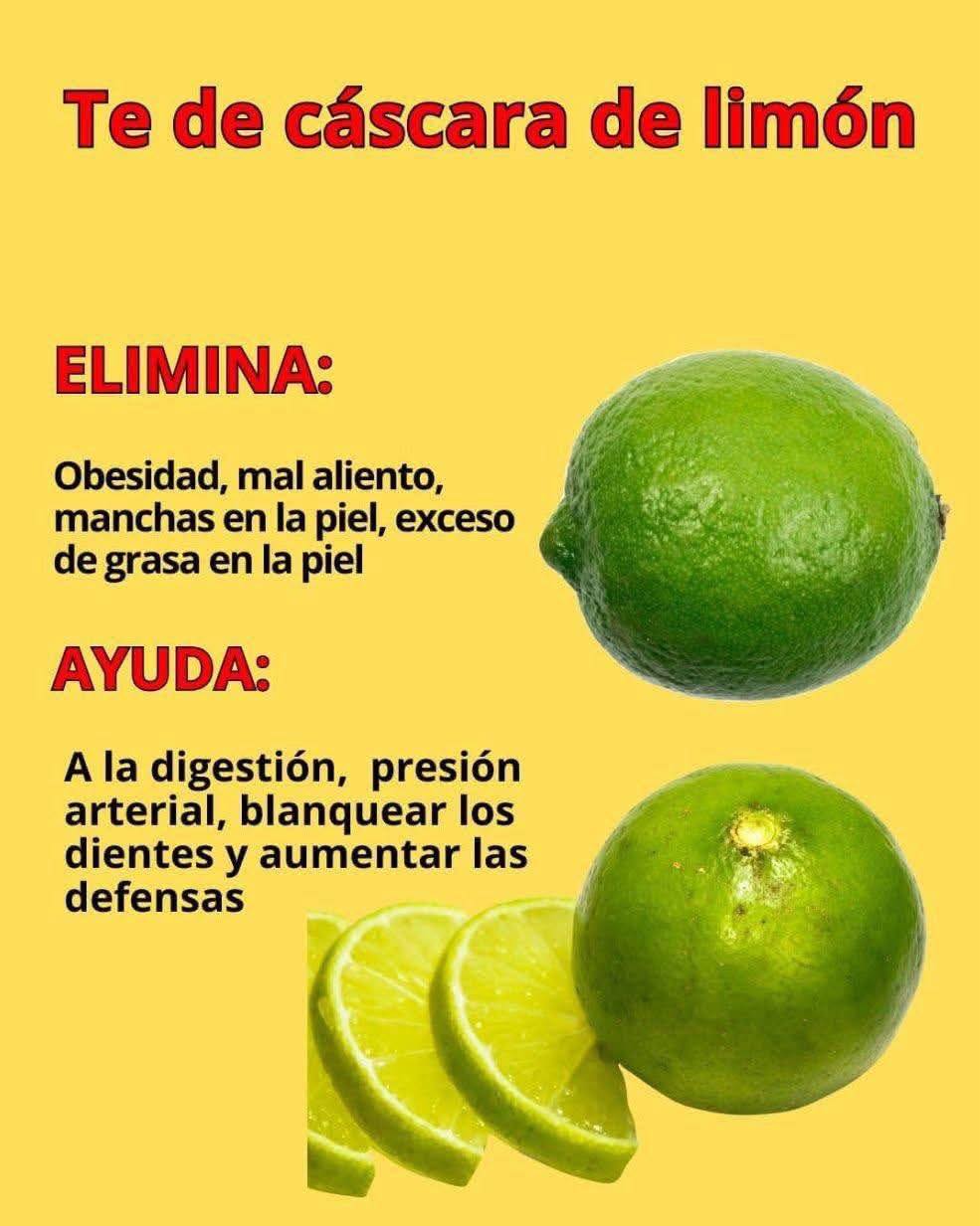 Beneficios del té de cáscara de limón