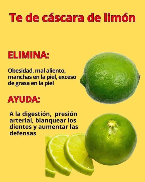 Té de cáscara de limón