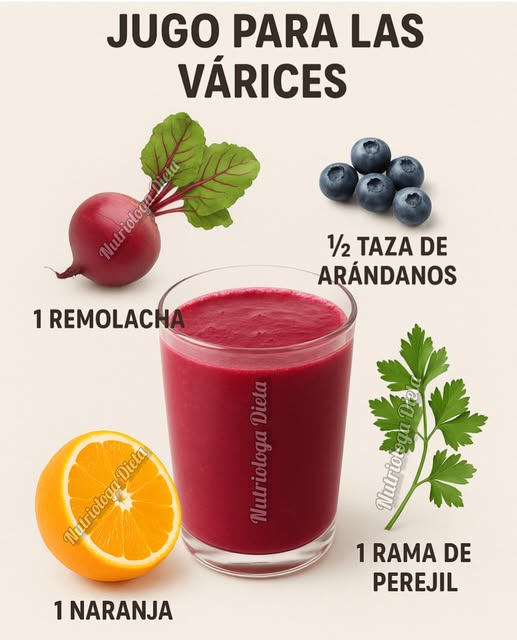 Jugo para las várices