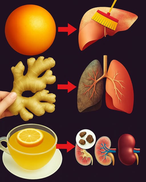 Propiedades de la Naranja, Jengibre y Té de Limón