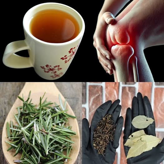 Taza de té y hierbas naturales