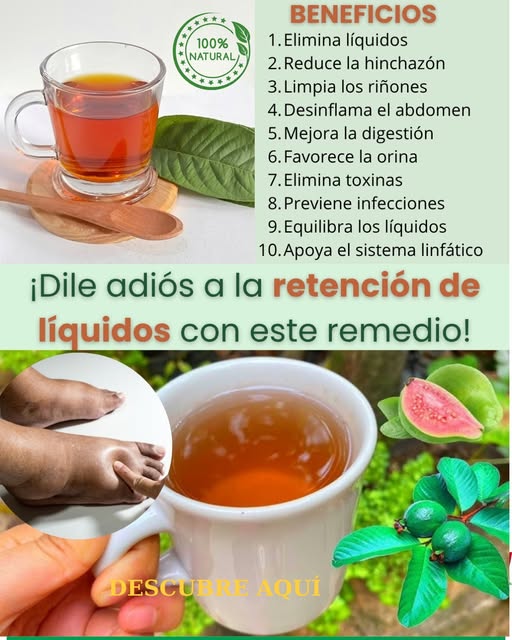 Infusión natural para la retención de líquidos