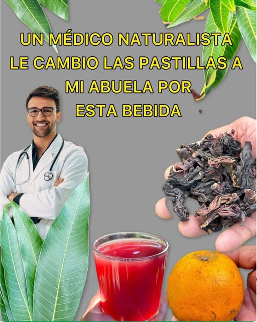 Médico naturalista con bebida saludable