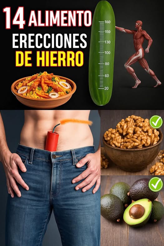Gráfico de alimentos y erecciones