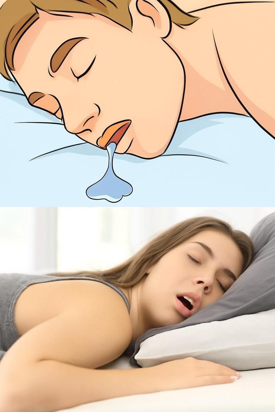 Bebe mientras duerme