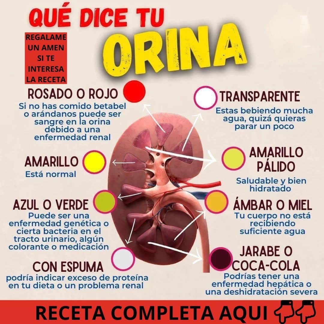 Significado del color de la orina