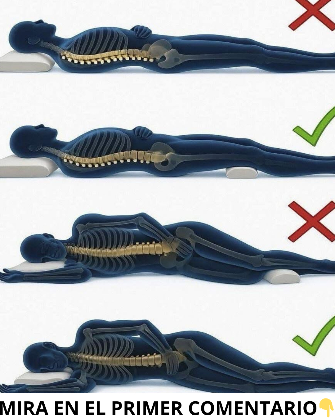 Posiciones para dormir y su alineación