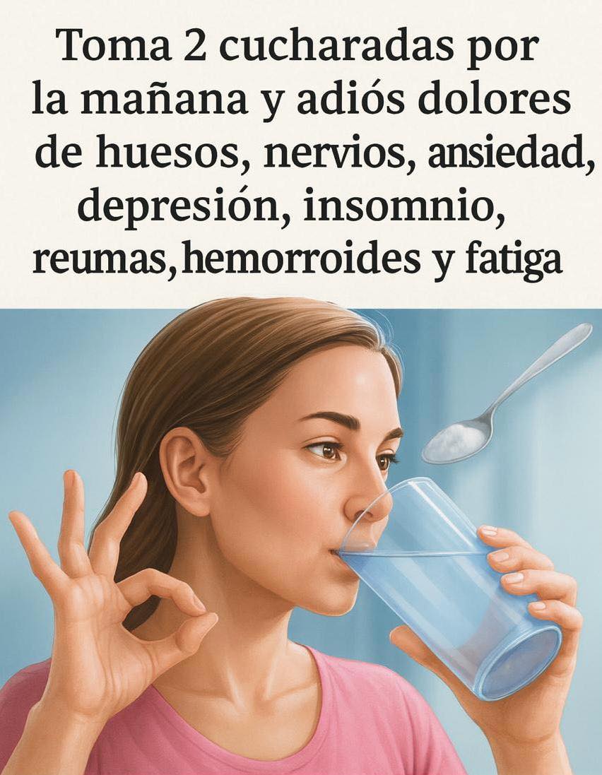 Persona bebiendo agua con magnesio