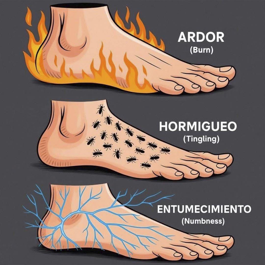 Señales en los pies que indican problemas de salud