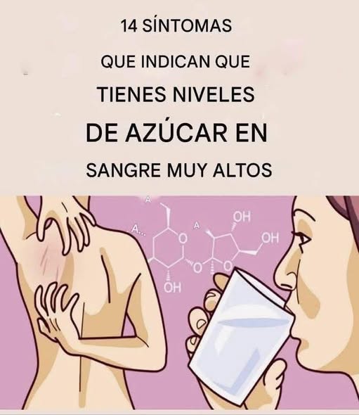Síntomas de altos niveles de azúcar en sangre