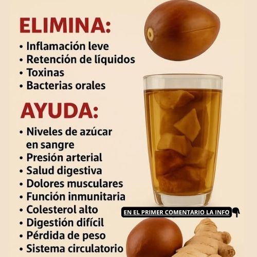 Infografía de beneficios de un remedio natural