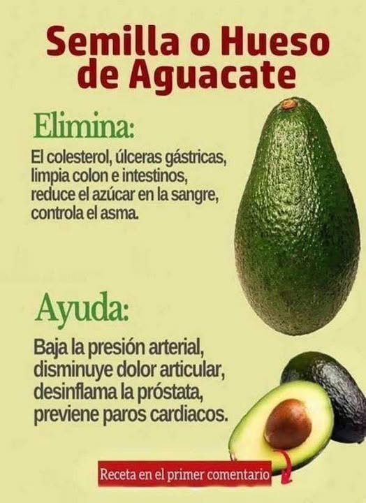 Beneficios de la semilla de aguacate