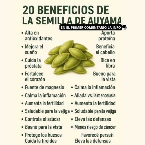 Beneficios de las semillas de calabaza