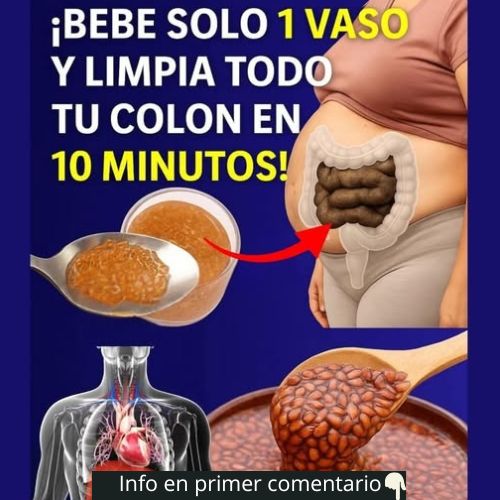 Bebida natural para limpiar el colon
