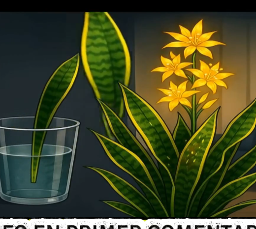 Floreciendo Lengua de Suegra