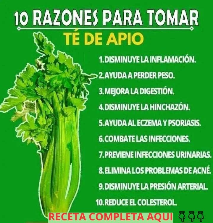 Té de apio