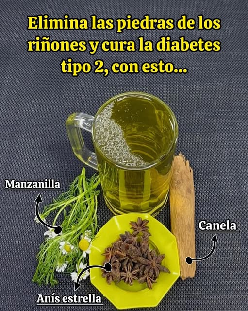 Té natural con manzanilla, anís estrella y canela