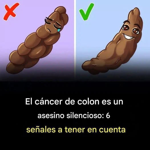 Comparación de heces saludables y preocupantes