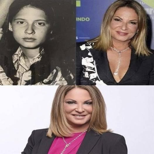 Ana María Polo en diferentes etapas de su vida