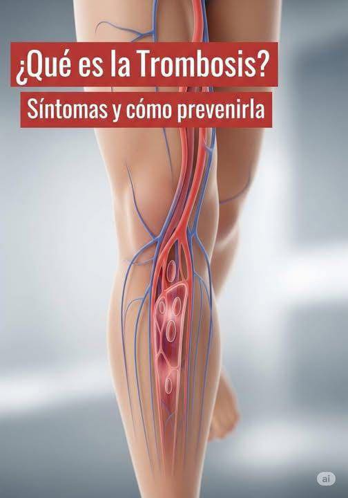 Infografía sobre la trombosis y su sistema circulatorio