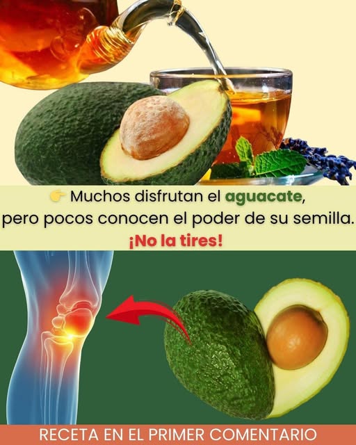Aguacate y té