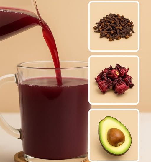 Infusión de Semilla de Aguacate, Flor de Jamaica y Clavos de Olor