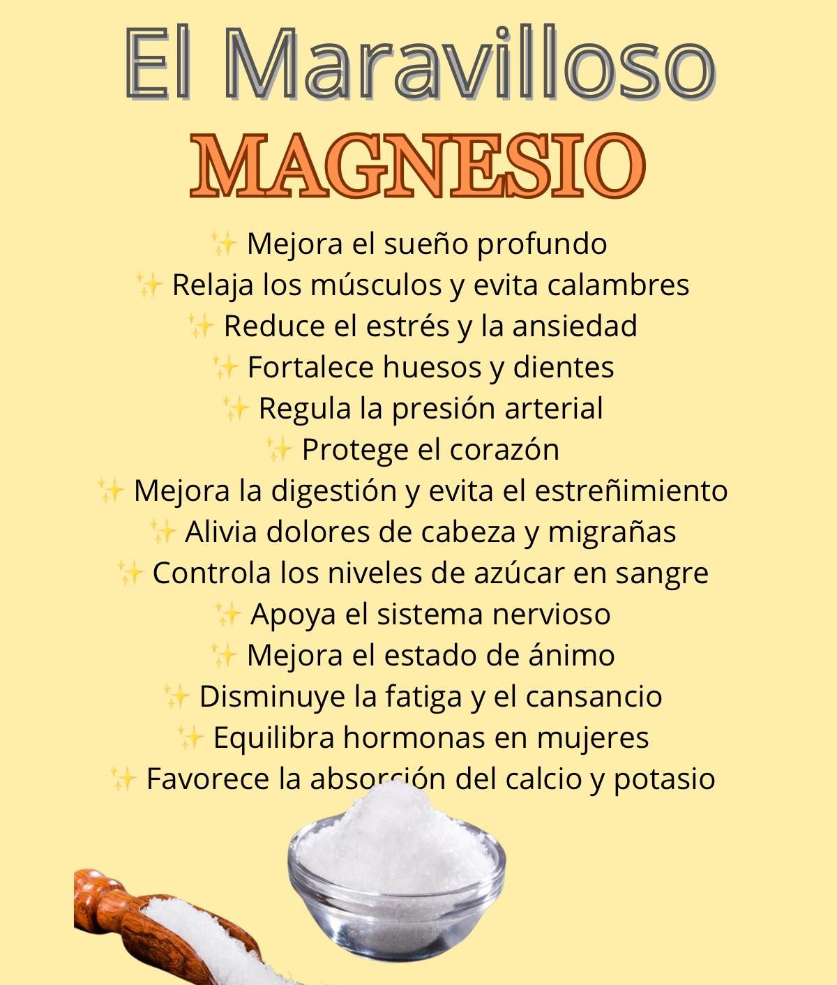 Beneficios del cloruro de magnesio