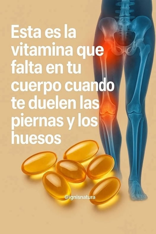 Dolor en las piernas y huesos relacionado con la deficiencia de vitamina D