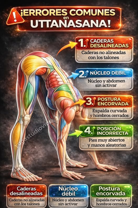 Errores Comunes en Uttanasana