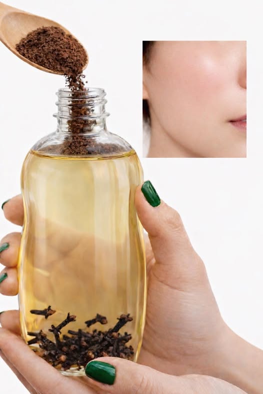 Aceite con clavos de olor para el cuidado de la piel