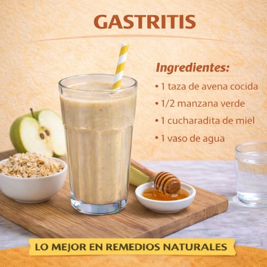 Batido para la gastritis