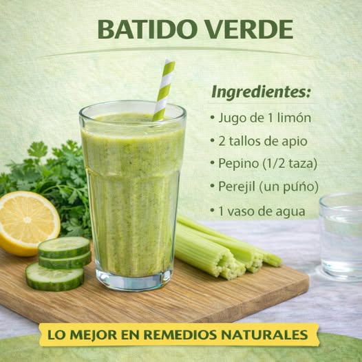 Batido verde saludable