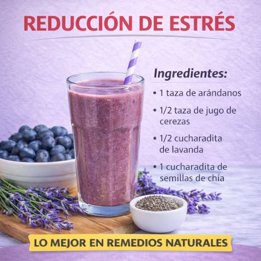 Batido para la reducción de estrés