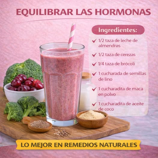 Batido para equilibrar las hormonas