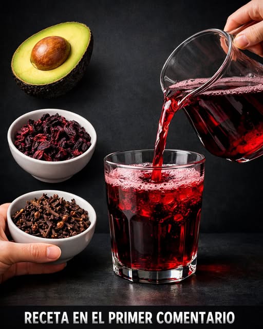 Ingredientes para la bebida de hibisco