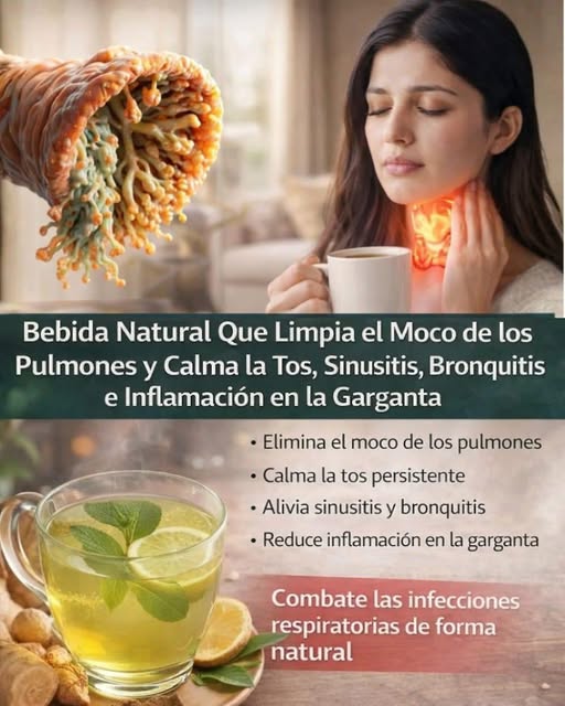 Bebida Natural para Aliviar Mocos