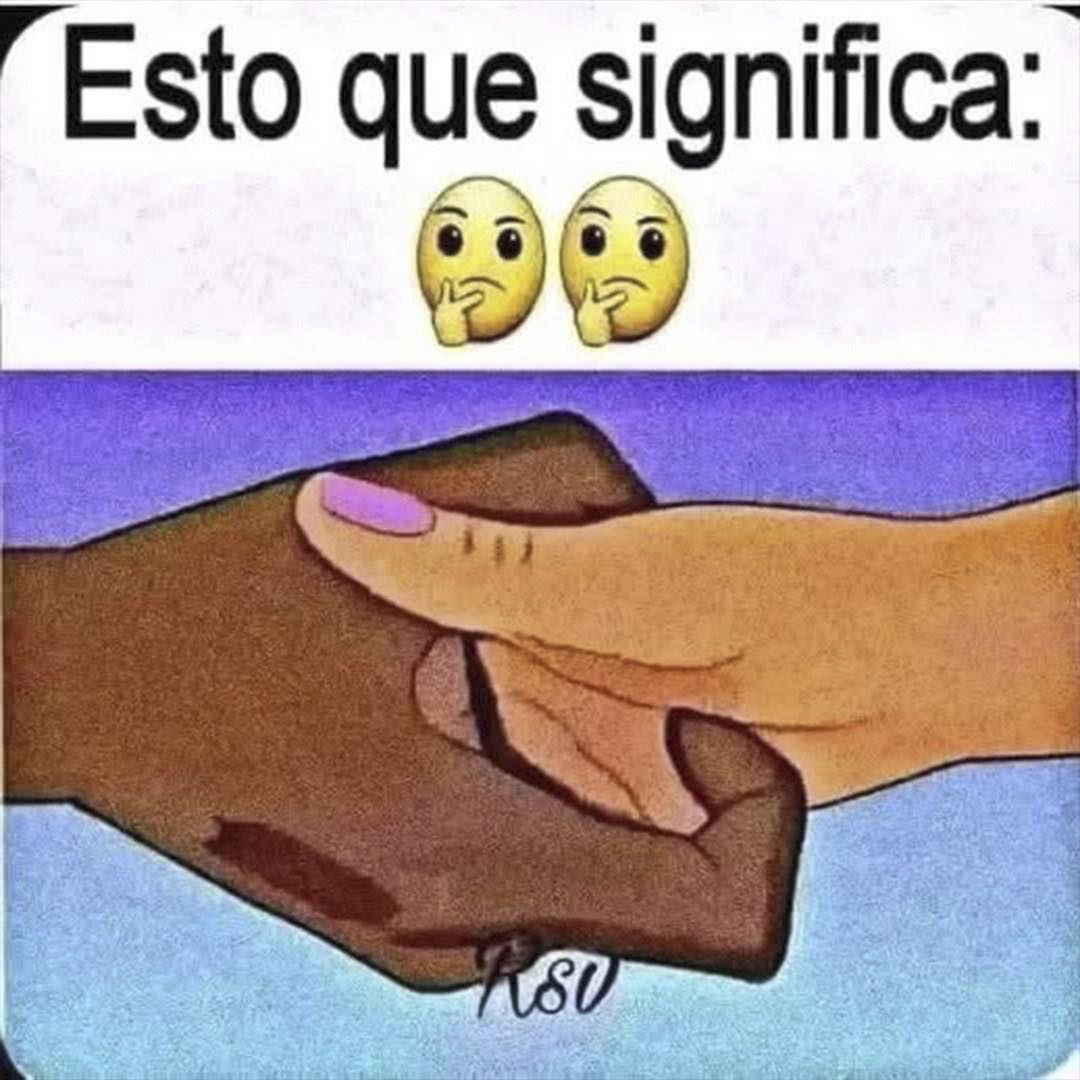 Gesto de unión entre parejas